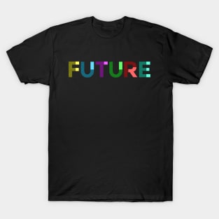 Future Color Block Lettering T-Shirt